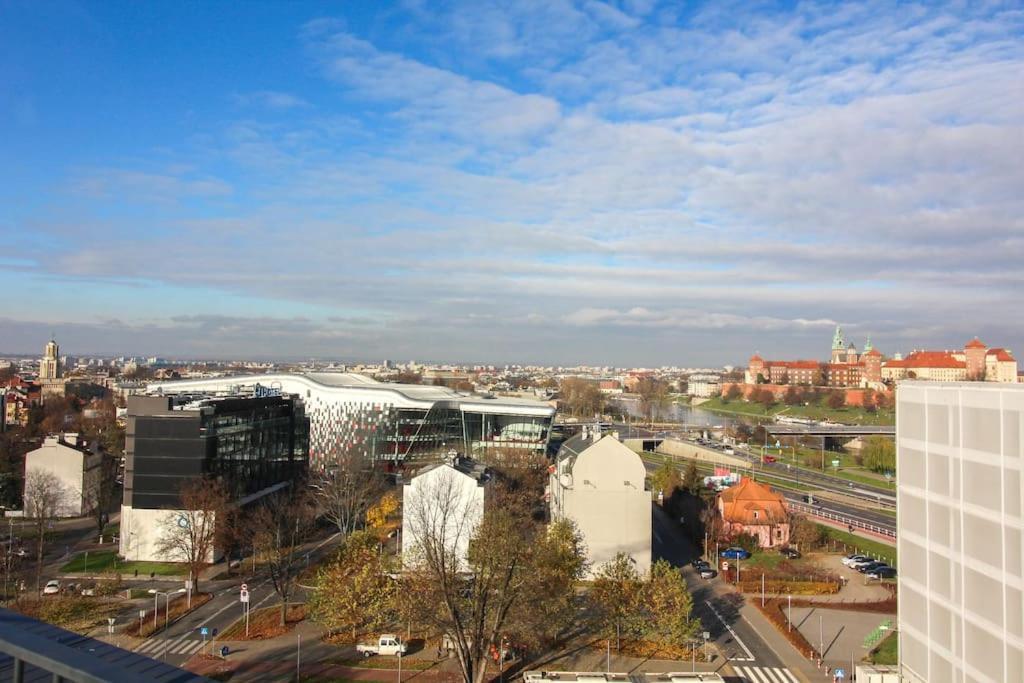 Apartament W Budynku Nad Wisla, Barska 69 Kraków Eksteriør billede